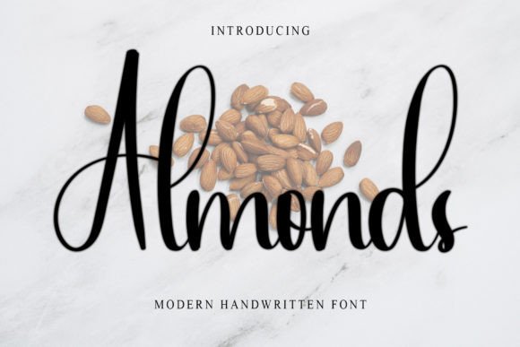 Almonds Font: A Timeless Handwritten Typeface for Modern Design
