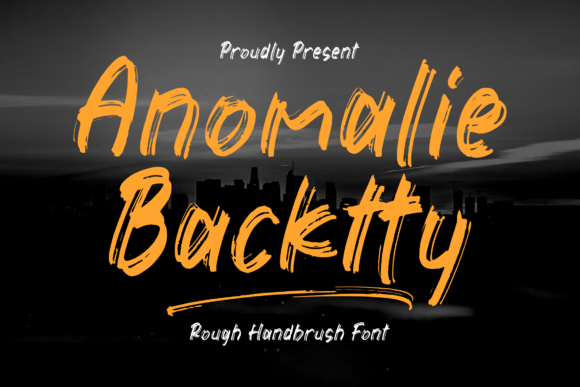 Anomalie Backtty: A Distinctive Brush Font for Digital Expression