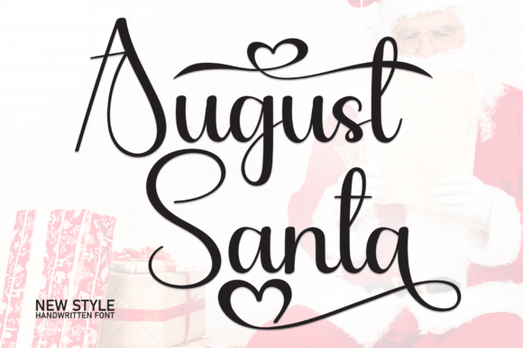 August Santa: A Charming Font for Web Design