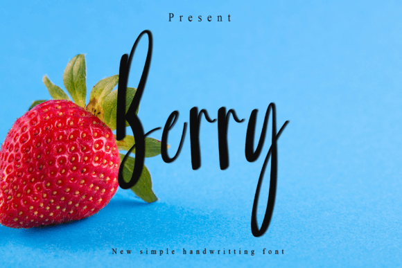Berry Font: A Handwritten Charm for Creative Product Makers