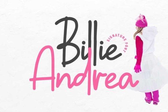 Billie Andrea: A Signature Font for Digital Brand Identity