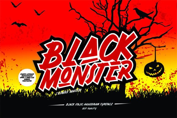 Black Monster: An Editorial Typeface for Distinctive Content