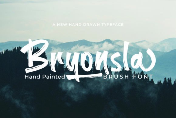 Bryonsla: A Handwritten Font for Charming Craft Projects