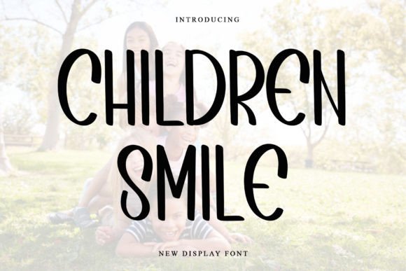 Children Smile: A Charming Handwritten Font for Editorial Design