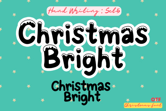 Christmas Bright 5: A Festive Font for Editorial Design