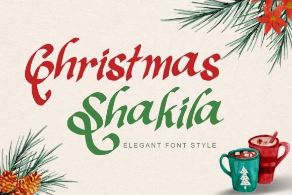 Christmas Shakila: A Charming Font for Creative Makers