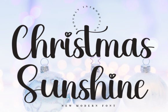 Christmas Sunshine: A Handwritten Font for Crafters