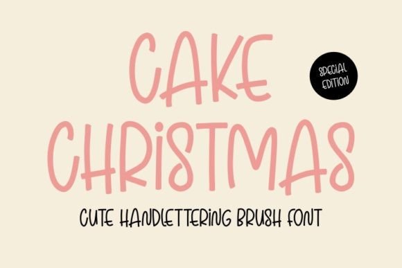 Discover Cake Christmas: A Handwritten Font for Editorial Charm