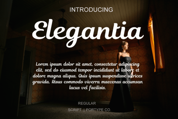 Elegantia: A Typeface for Refined Editorial Design