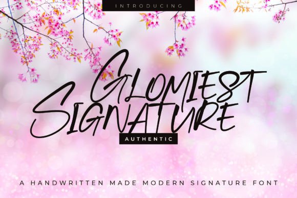 Elevate Your Craft with Glomiest: A Dainty Handwritten Font