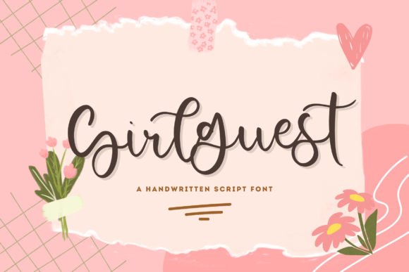 Girlguest Font: Adding Authentic Personality to Digital Designs