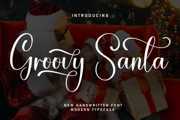 Groovy Santa Font: A Handwritten Gem for Crafts and Products