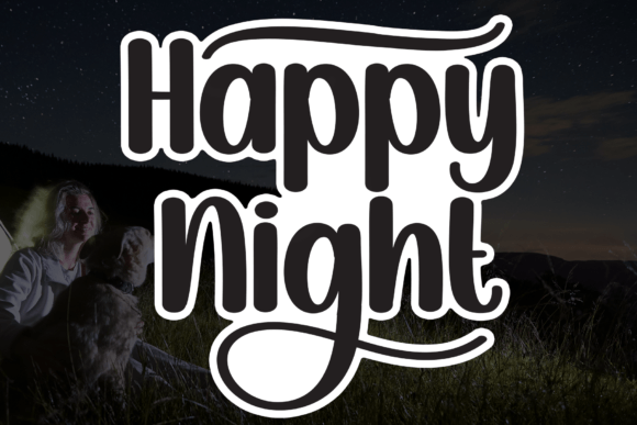 Happy Night: The Elegant Script Font That Elevates Your Brand