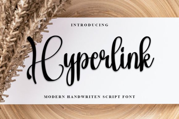 Hyperlink: A Handwritten Font for Creative Projects