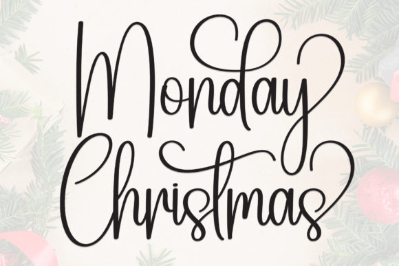 Monday Christmas: A Typeface for Elegant Editorial Moments