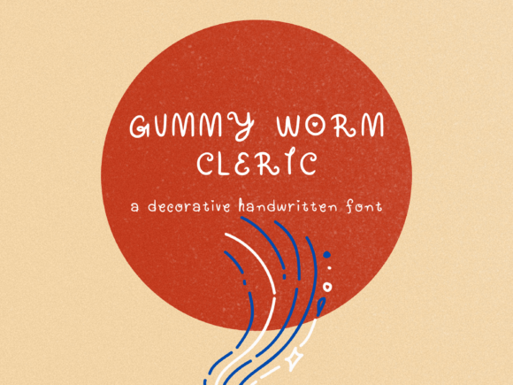 Playful Typography: Gummy Worm Cleric for Branding