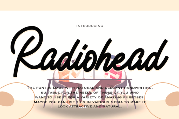 Radiohead: An Elegant Handwritten Font for Digital Design