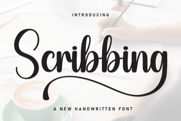 Scribbing: A Friendly Handwritten Font for Editorial Personality