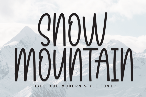 Snow Mountain: A Serene Script Font for Editorial Grace