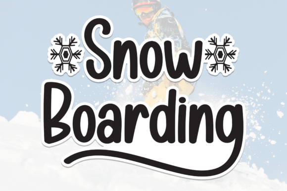 The Snow Boarding Font: Adding Whimsical Charm to Editorial Design