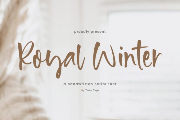 Unleash Elegance with Royal Winter: A Font for Makers