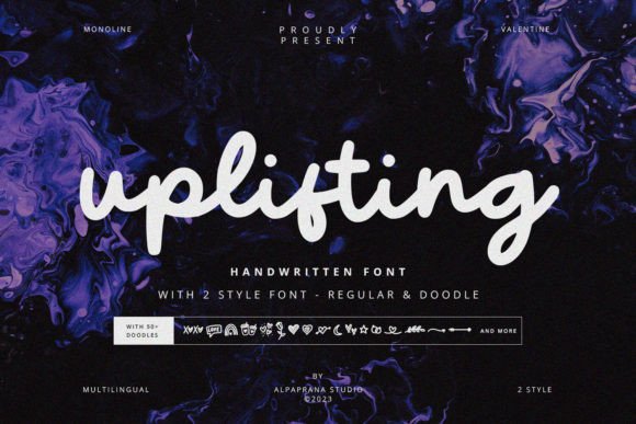 Uplifting: A Handwritten Font for Modern Web Design