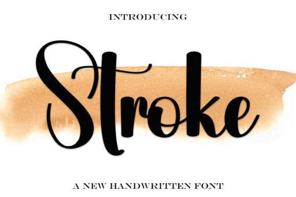 Using Stroke in Editorial Design: A Modern Handwritten Font