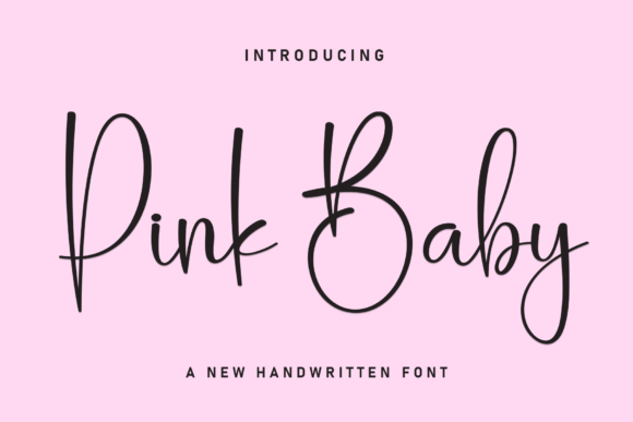 Using the Pink Baby Font for a Sweet and Playful Brand Identity