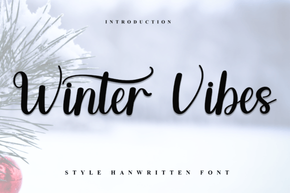 Winter Vibes Font: Elevate Your Business Branding